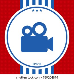 Movie camera icon