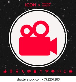 Movie camera icon
