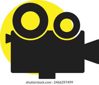 Movie camera icon dil shoot camera icon