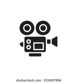 Movie Camera icon in vector. Logotype