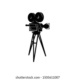 Movie Camera Logo Template Design