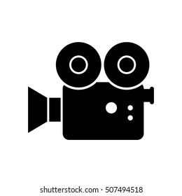 Movie camera vector icon