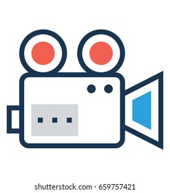Movie Camera Vector Icon