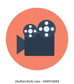 Movie Camera Vector Illustration Stock Vector (Royalty Free) 444914344 ...