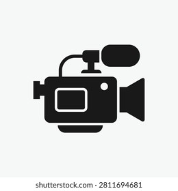 movie camera, video camera icon