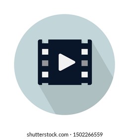 movie card play icon - From Multimedia, Camera and Photography icons set