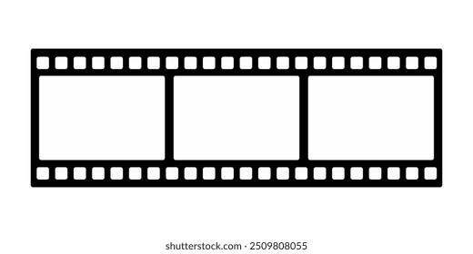 Movie cassette icon vector. Illustration of a film cassette isolated on a white background. Movie Cassette Illustration Vector