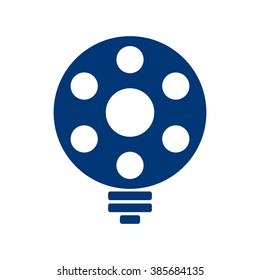 movie and cinema logo vector.