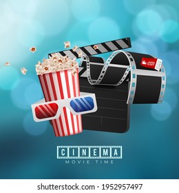 Movie cinema premiere poster design