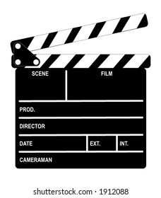 Movie clapboard