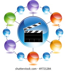 Clapboard de película