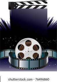 Movie Clapboard Background