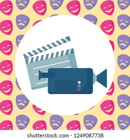Movie clapboard design