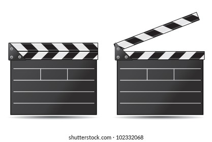 Movie clapper board