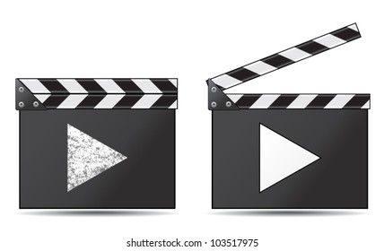 Movie clapper board