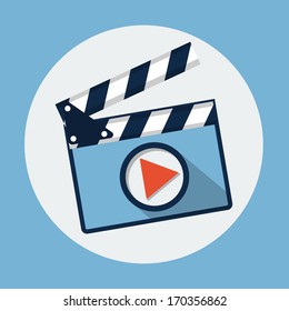 Movie clapper board 