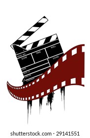 Movie clapper board
