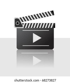 Movie clapper board