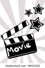 movie clapper board