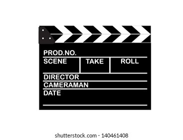 Movie clapper boards