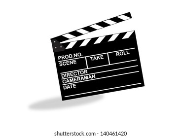 Movie clapper boards