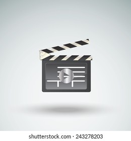 Movie clapper boards