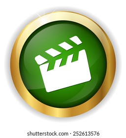 movie clapper icon  