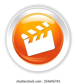movie clapper icon  