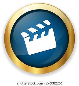 movie clapper icon  