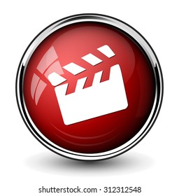 movie clapper icon  
