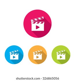 Movie Clapper Icon