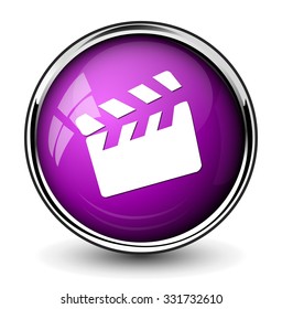 movie clapper icon  