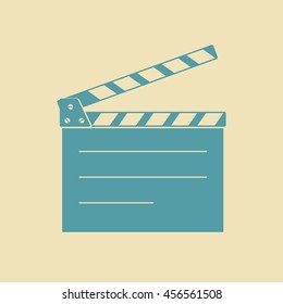 Movie clapper icon