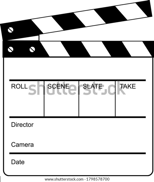 Clapet De Carte Graphique Tableau D Ardoise Image Vectorielle De Stock Libre De Droits