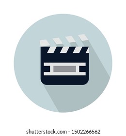 movie clapperboard icon - From Multimedia, Camera and Photography icons set