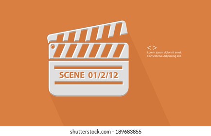Movie concept,Blank for text,vector
