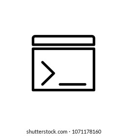 movie cracker icon. Element of minimalistic icons for mobile concept and web apps. Thin line icon for website design and development, app development