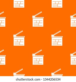 Movie cracker pattern vector orange for any web design best