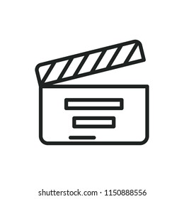 movie cracker vector icon