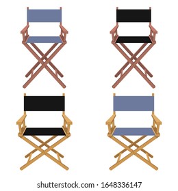 Movie director chair vector design illustration isolated on white background