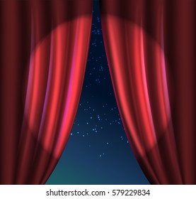 Movie ending screen. Vector
