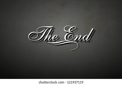 Movie ending vector screen