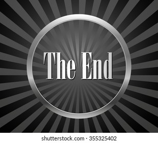 Movie ending vector screen