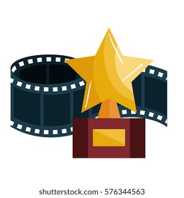 Movie entertainment elements icon