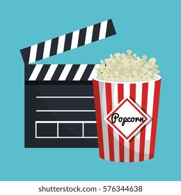 Movie entertainment elements icon