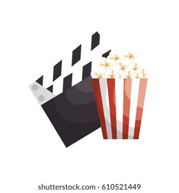 Movie entertainment set icons