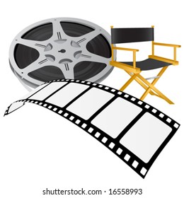 movie equipments vector