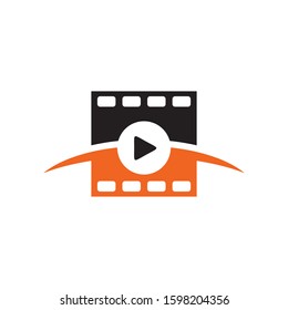 Movie or film company logo design inspiration vector template