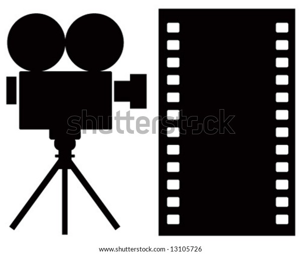 Movie Film Icon Stock Vector (Royalty Free) 13105726 | Shutterstock