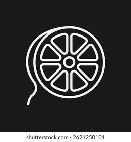 Movie Film Reel Outline Icon